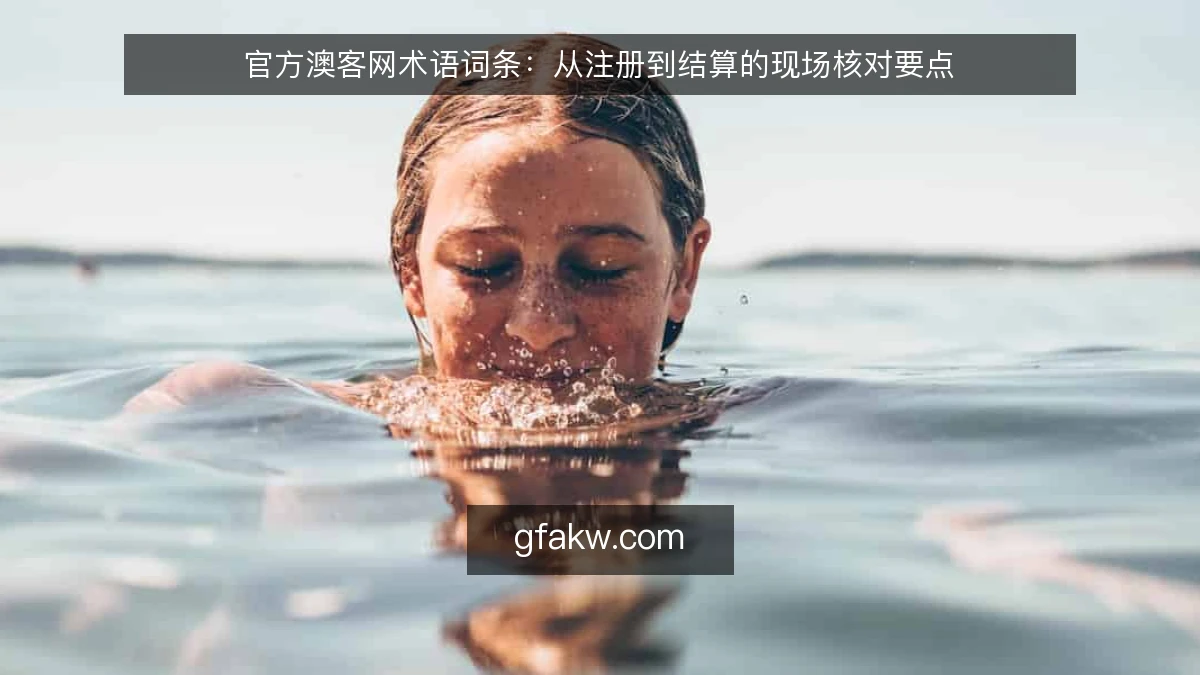 官方澳客网术语词条:从注册到结算的现场核对要点